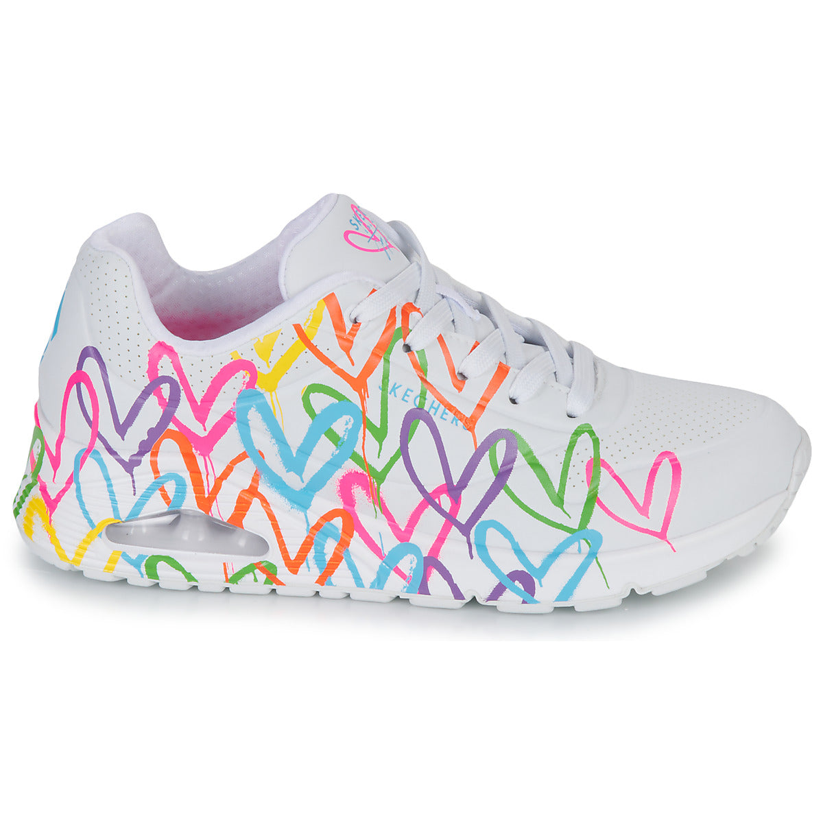 Sneakers basse donne Skechers  UNO  Bianco 