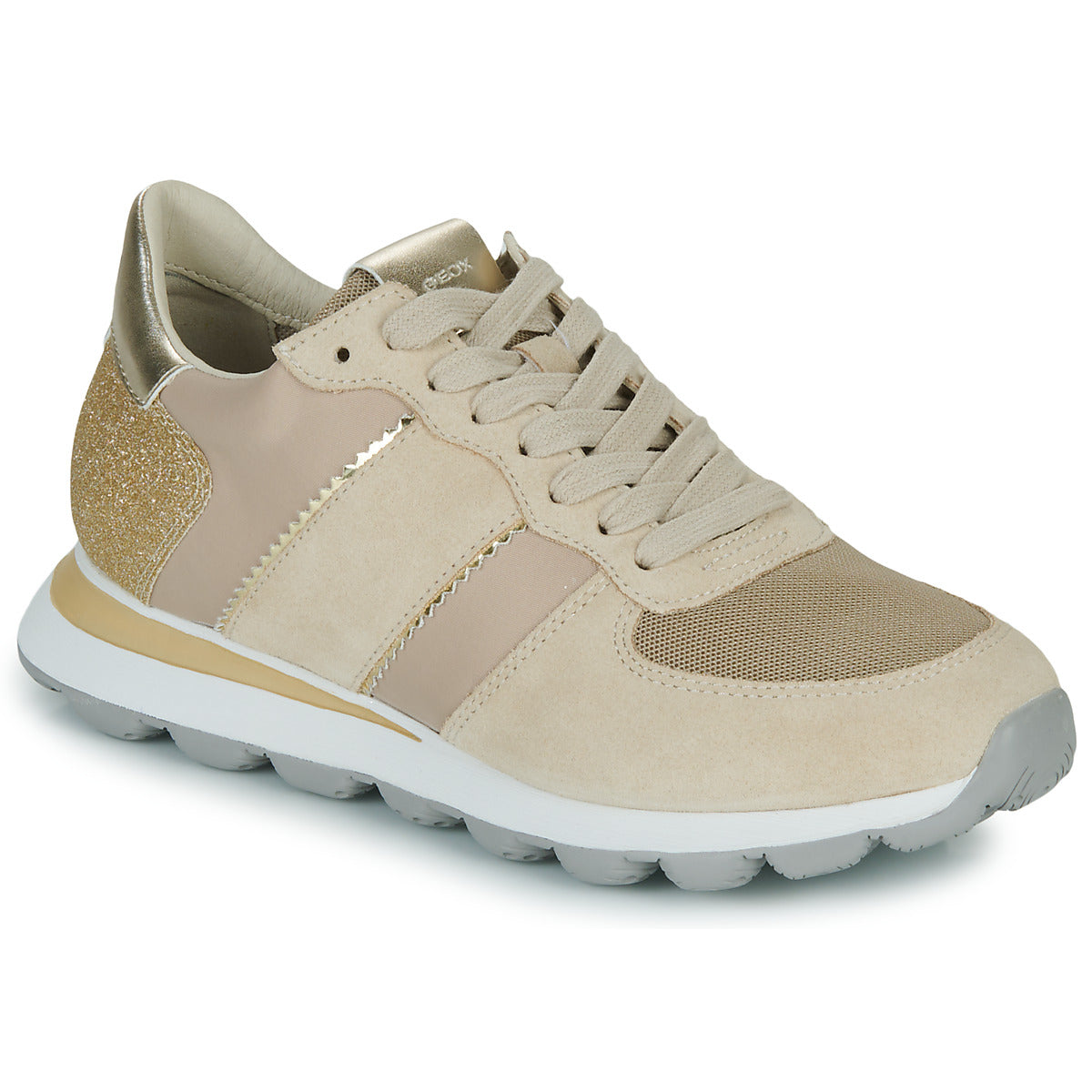 Sneakers basse donne Geox  D SPHERICA VSERIES  Beige 