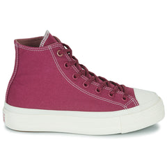 Sneakers alte donne Converse  CHUCK TAYLOR ALL STAR LIFT PLATFORM WORKWEAR TEXTILES HI  Bordeaux 