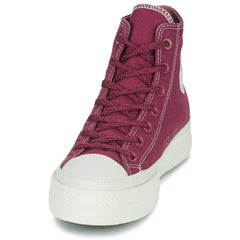 Sneakers alte donne Converse  CHUCK TAYLOR ALL STAR LIFT PLATFORM WORKWEAR TEXTILES HI  Bordeaux 