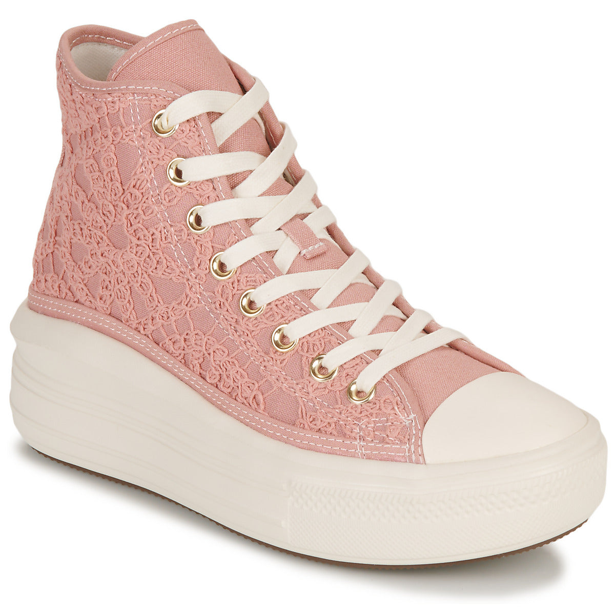 Sneakers alte donne Converse  CHUCK TAYLOR ALL STAR MOVE-FESTIVAL  DAISY CORD  Rosa 