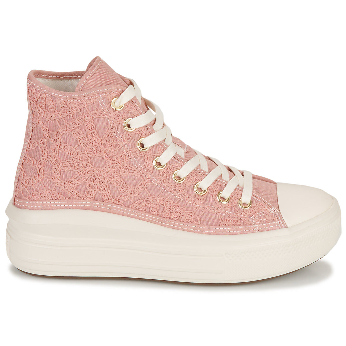 Sneakers alte donne Converse  CHUCK TAYLOR ALL STAR MOVE-FESTIVAL  DAISY CORD  Rosa 