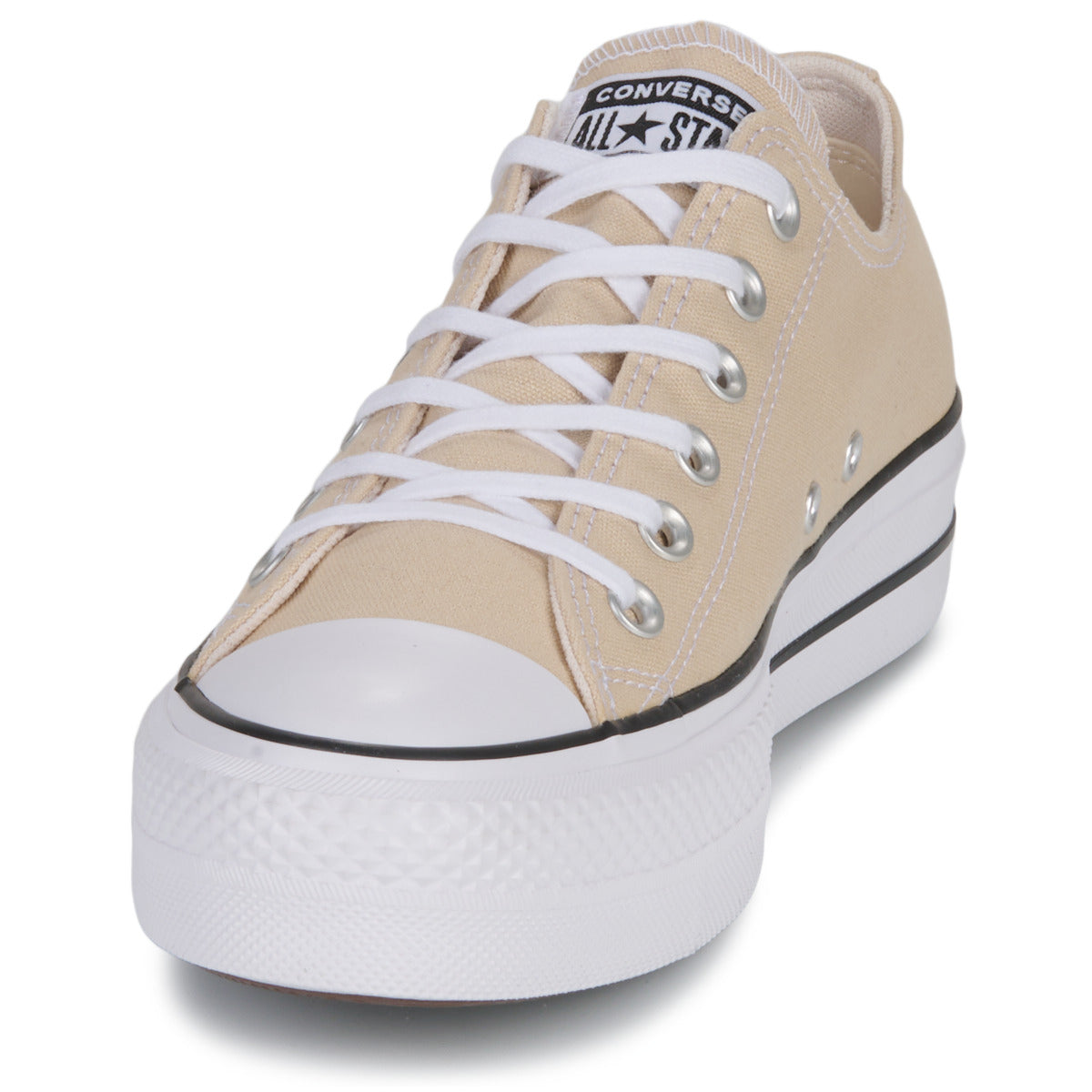 Sneakers basse donne Converse  CHUCK TAYLOR ALL STAR LIFT PLATFORM SEASONAL COLOR-OAT MILK/WHIT  Beige 