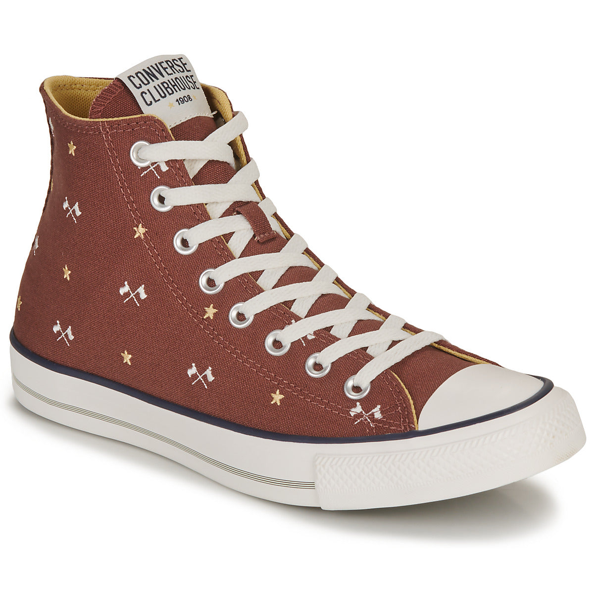 Sneakers alte uomini Converse  CHUCK TAYLOR ALL STAR-CONVERSE CLUBHOUSE  Marrone 