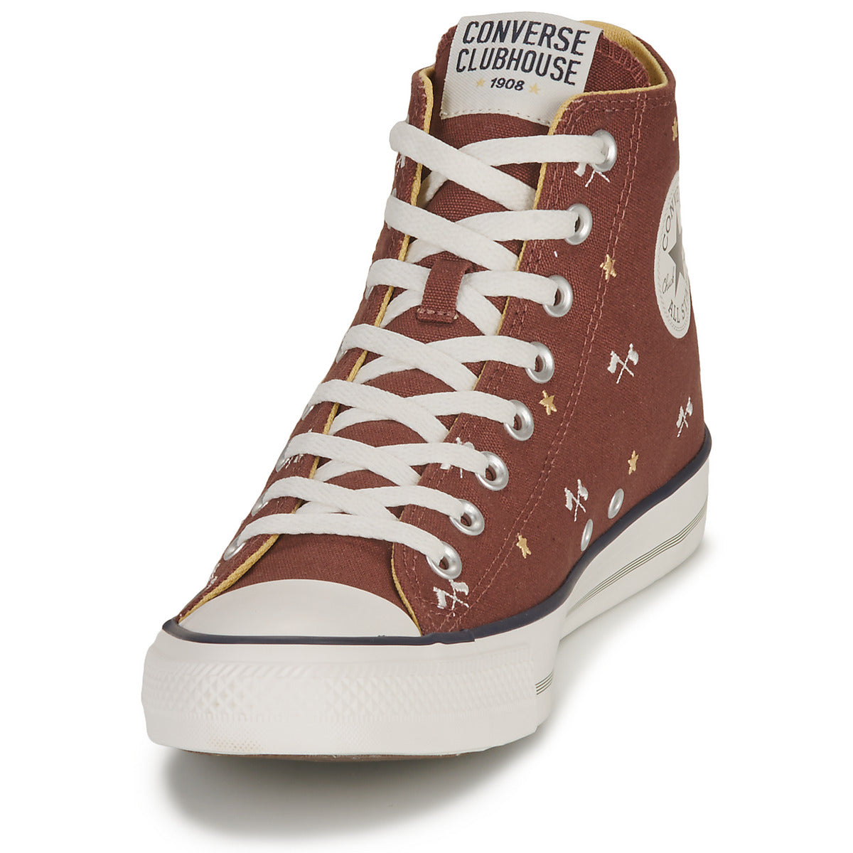 Sneakers alte uomini Converse  CHUCK TAYLOR ALL STAR-CONVERSE CLUBHOUSE  Marrone 