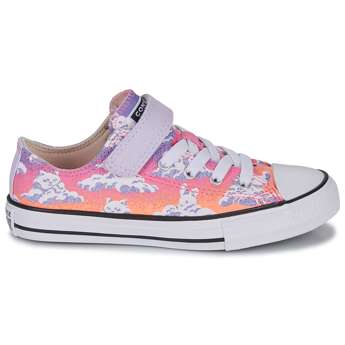 Scarpe bambini ragazza Converse  CHUCK TAYLOR ALL STAR 1V EASY-ON CLOUD GAZER OX  Multicolore 