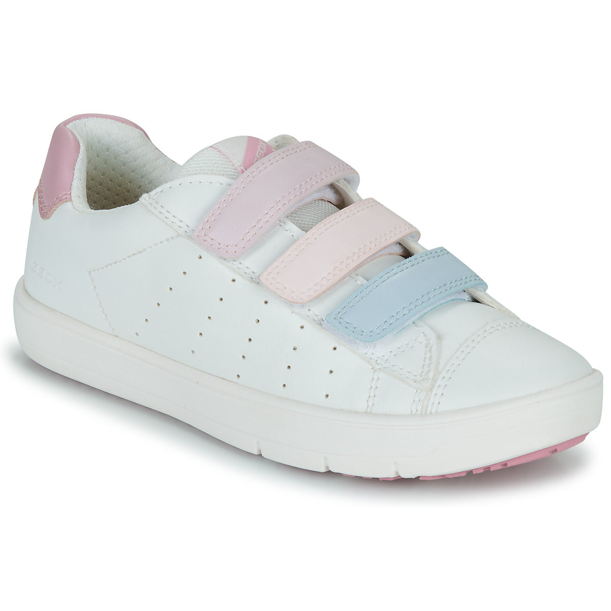 Scarpe bambini ragazza Geox  J SILENEX GIRL B  Bianco 