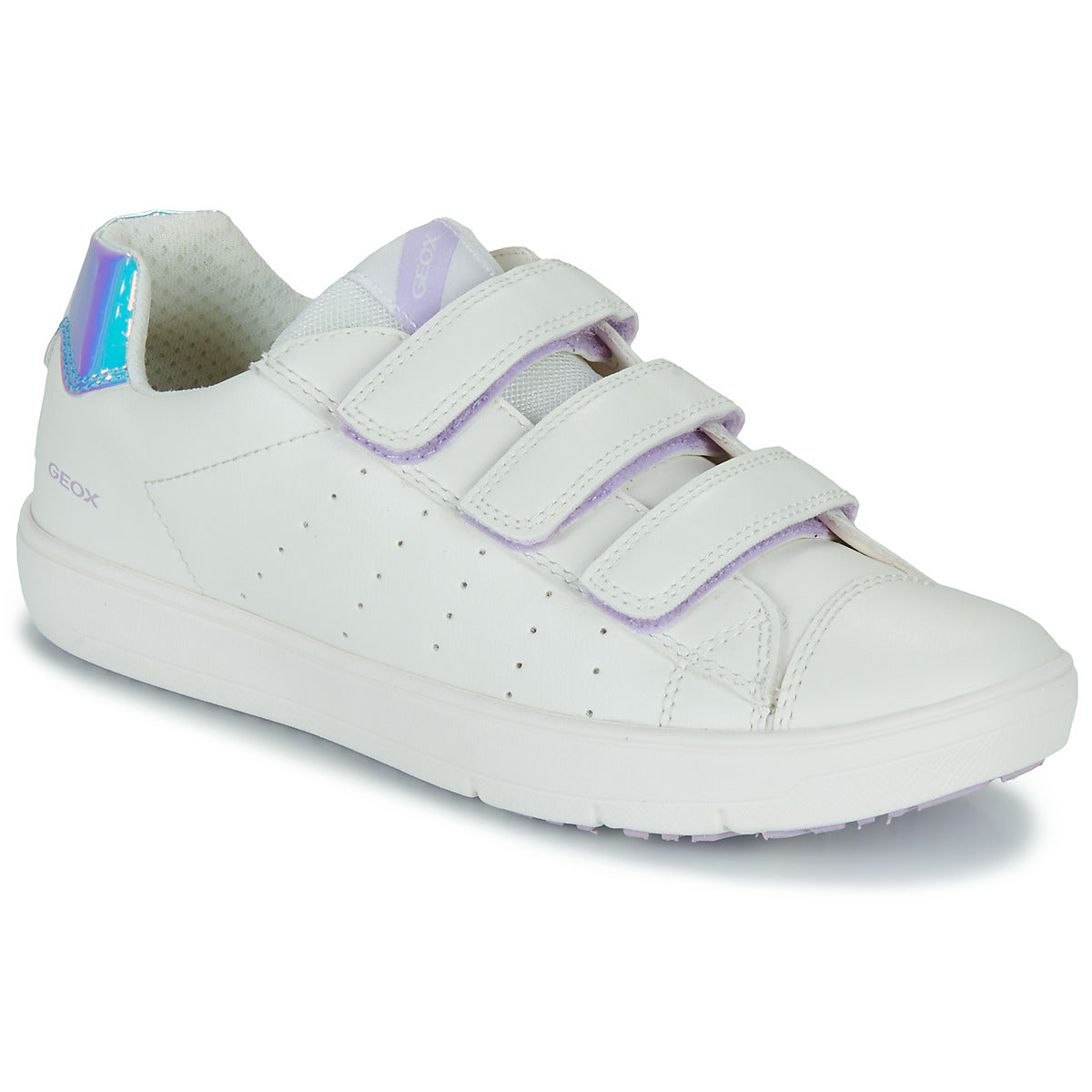 Scarpe bambini ragazza Geox  J SILENEX GIRL B  Bianco 