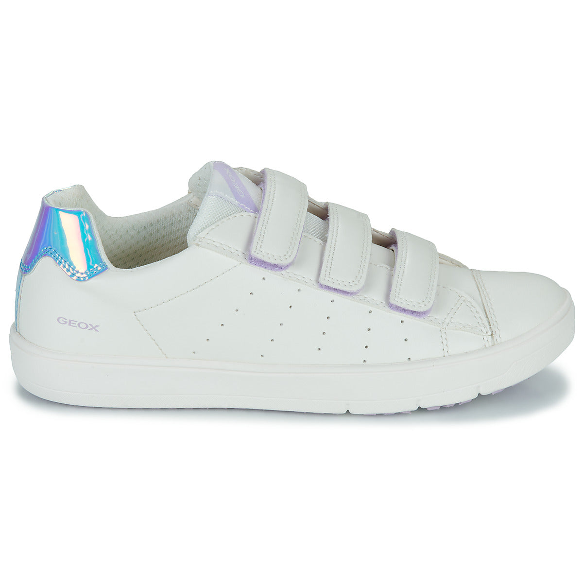 Scarpe bambini ragazza Geox  J SILENEX GIRL B  Bianco 