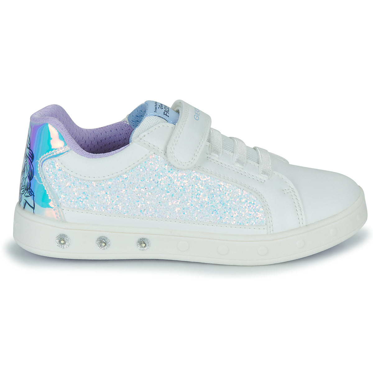 Scarpe bambini ragazza Geox  J SKYLIN GIRL D  Bianco 