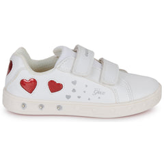 Scarpe bambini ragazza Geox  J SKYLIN GIRL A  Bianco 