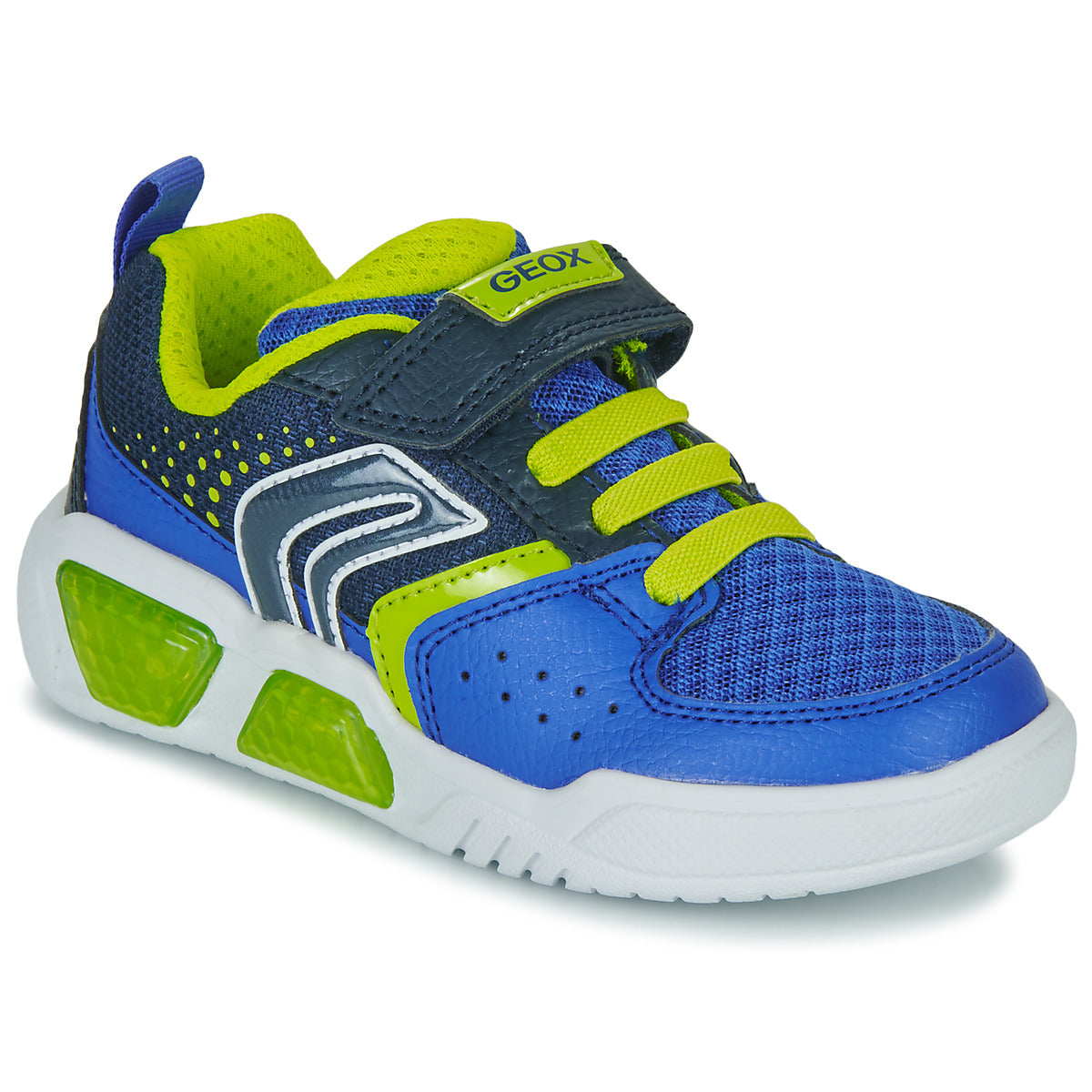 Scarpe bambini ragazzo Geox  J ILLUMINUS BOY  Blu 