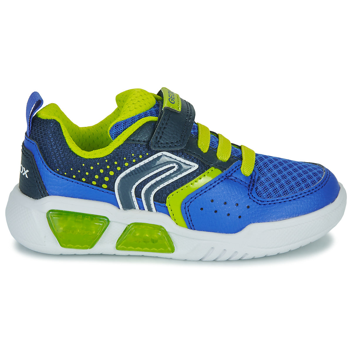 Scarpe bambini ragazzo Geox  J ILLUMINUS BOY  Blu 