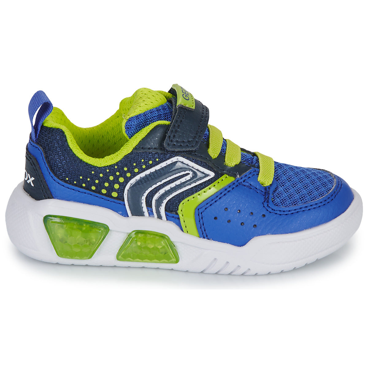 Scarpe bambini ragazzo Geox  J ILLUMINUS BOY  Blu 