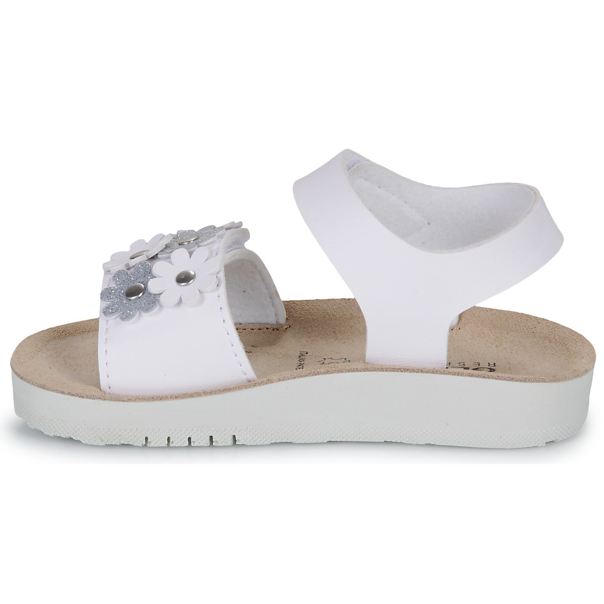 Sandali bambini ragazza Geox  J SANDAL COSTAREI GI  Bianco 