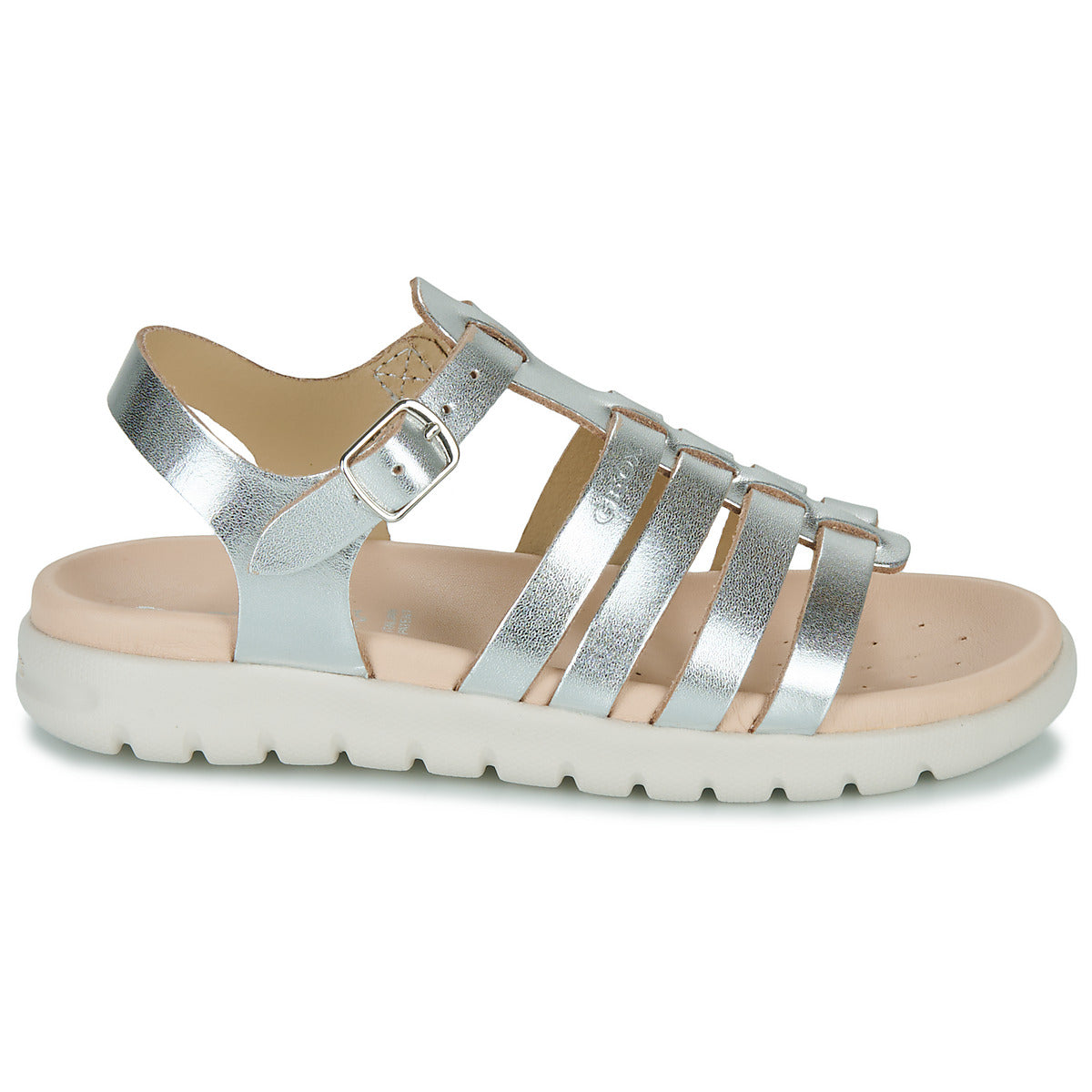 Sandali bambini ragazza Geox  J SANDAL SOLEIMA GIR  Argento 