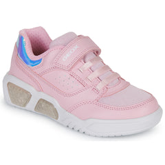 Scarpe bambini ragazza Geox  J ILLUMINUS GIRL  Rosa 