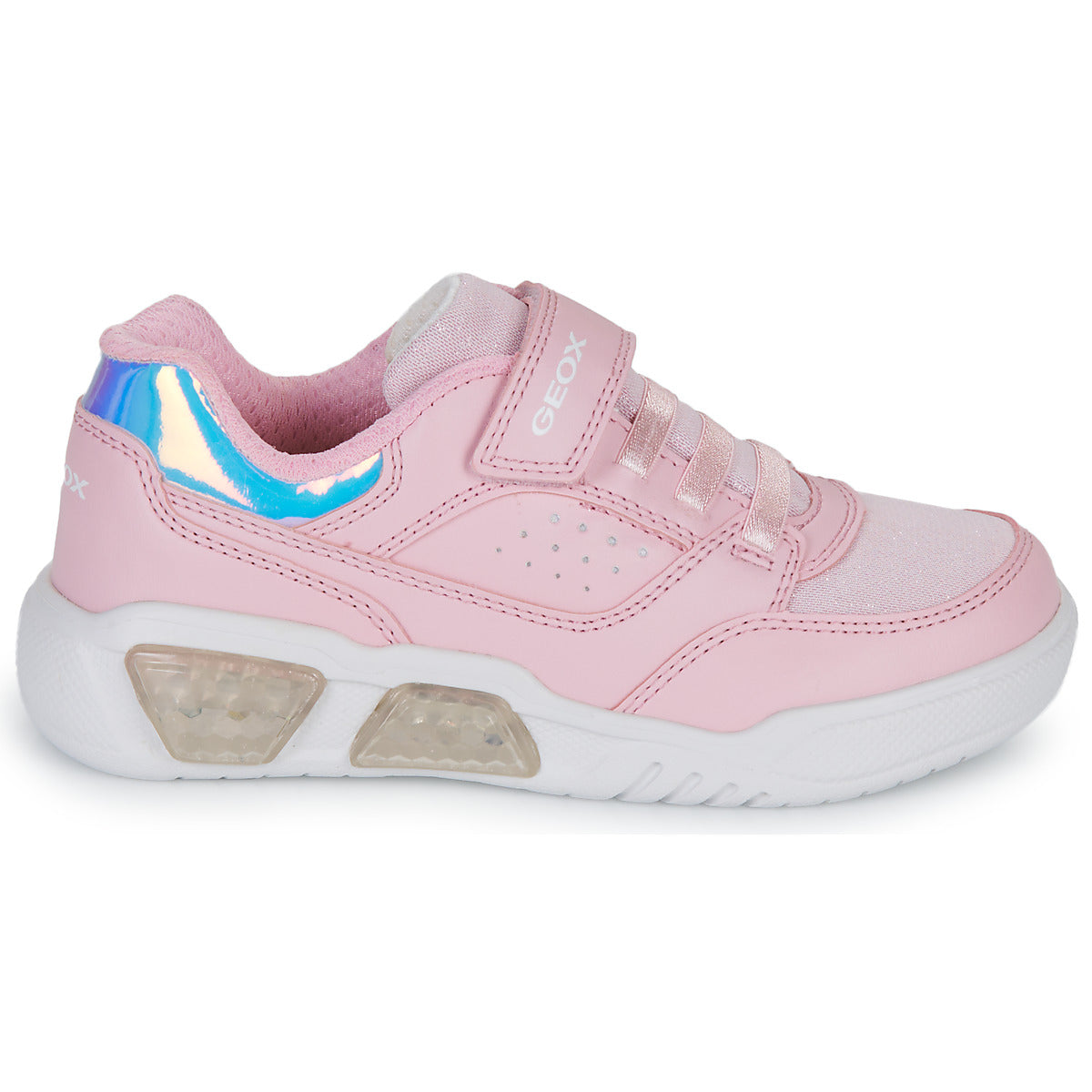 Scarpe bambini ragazza Geox  J ILLUMINUS GIRL  Rosa 