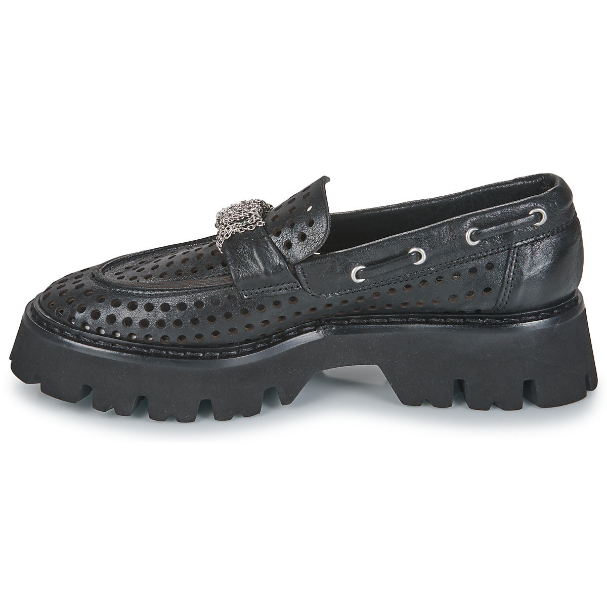 Scarpe donne Fru.it  8152-999-ANFIBIO-NERO-NIKEL  Nero 