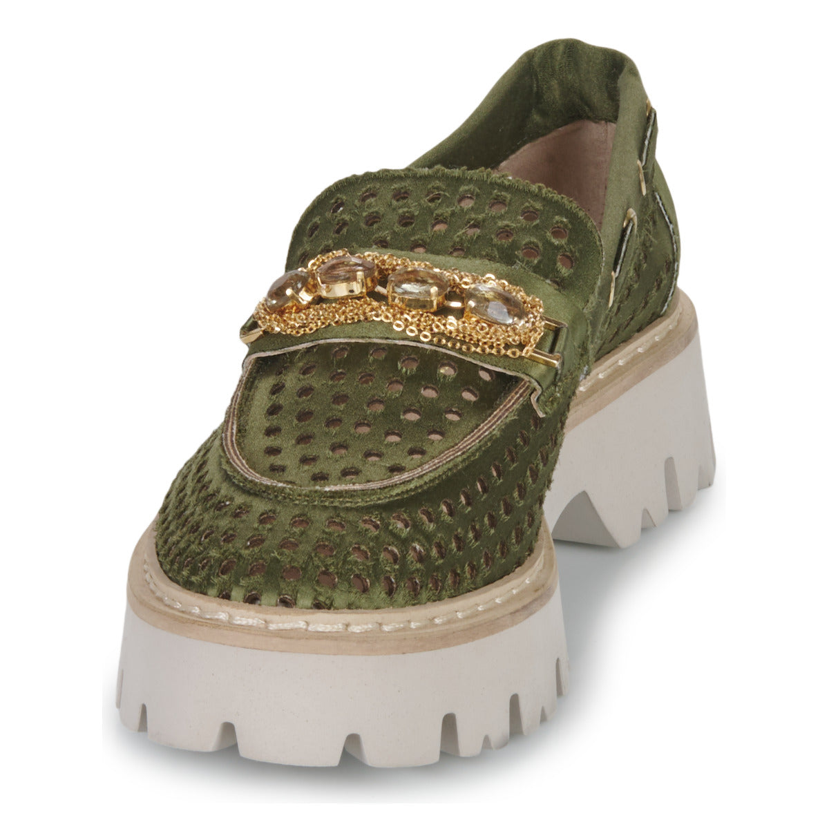 Scarpe donne Fru.it  8149-999-ANFIBIO-MILITARE-ORO  Kaki 