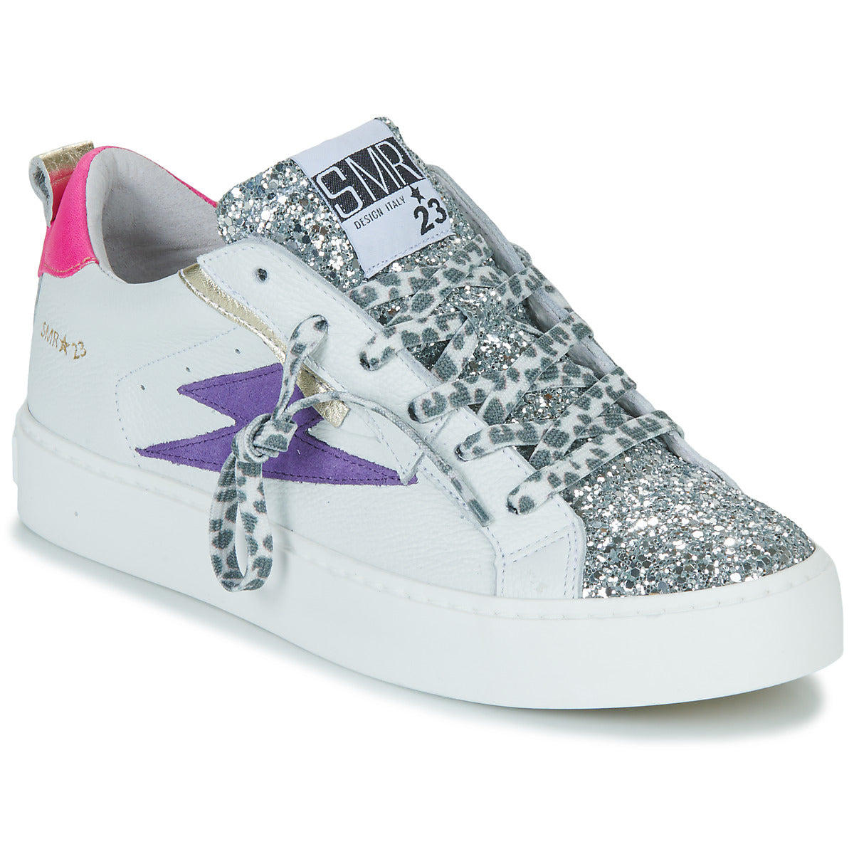 Sneakers basse donne Semerdjian  VIKEN-9578  Argento 