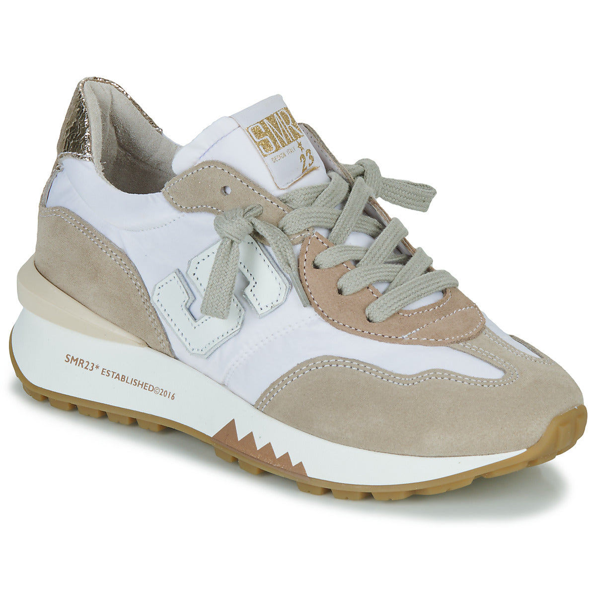 Sneakers basse donne Semerdjian  MANTCH-7030  Beige 