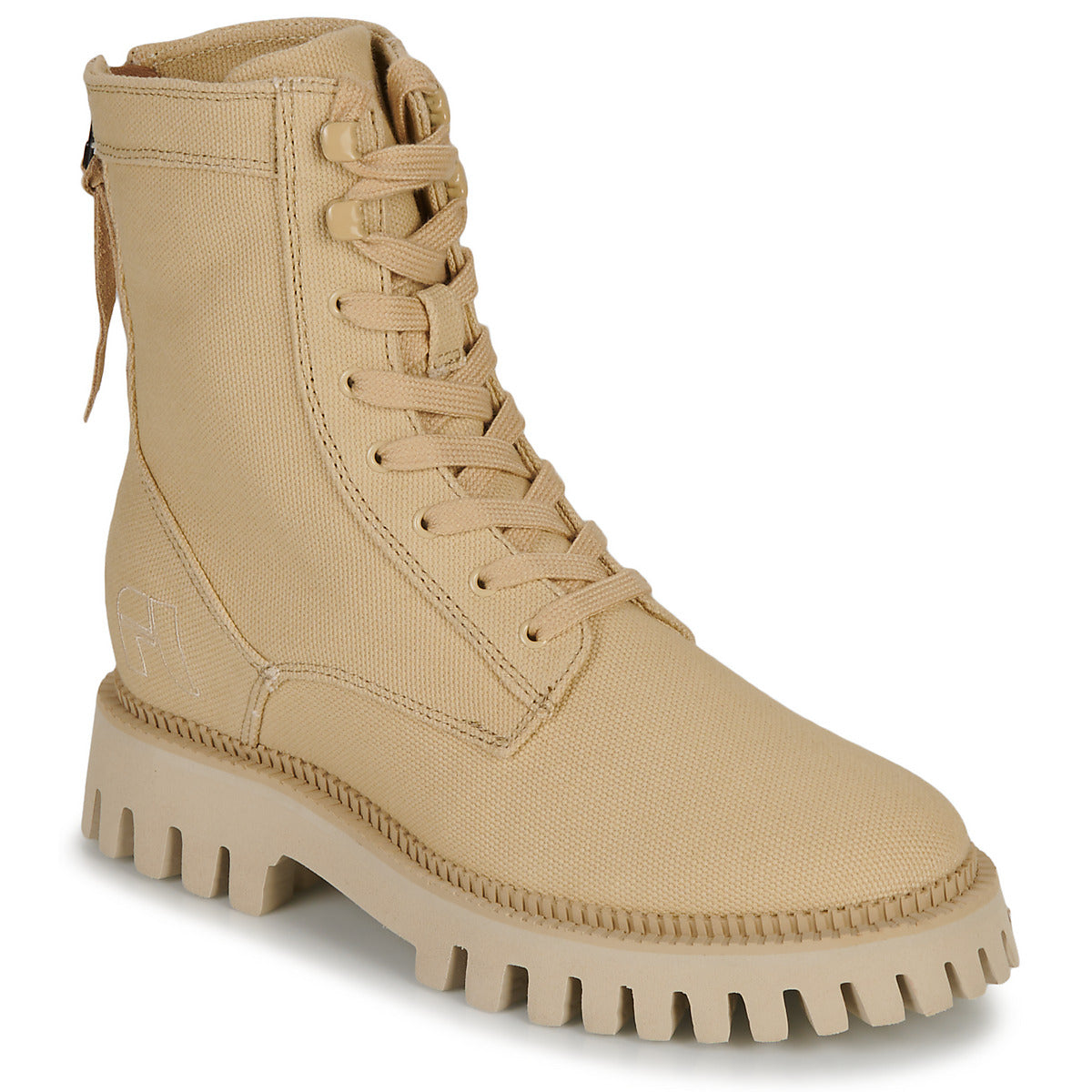 Stivaletti donne Freelance  LUCY BACK ZIP BOOT  Beige 