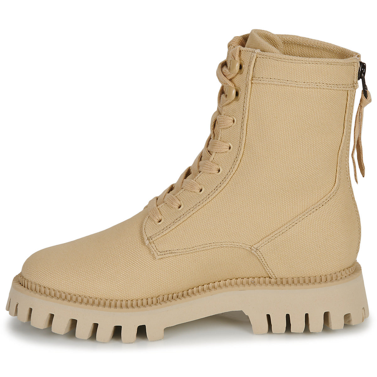 Stivaletti donne Freelance  LUCY BACK ZIP BOOT  Beige