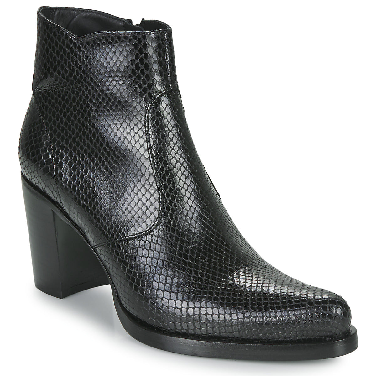 Stivaletti donne Freelance  PADDY 7 ZIP BOOT  Nero 