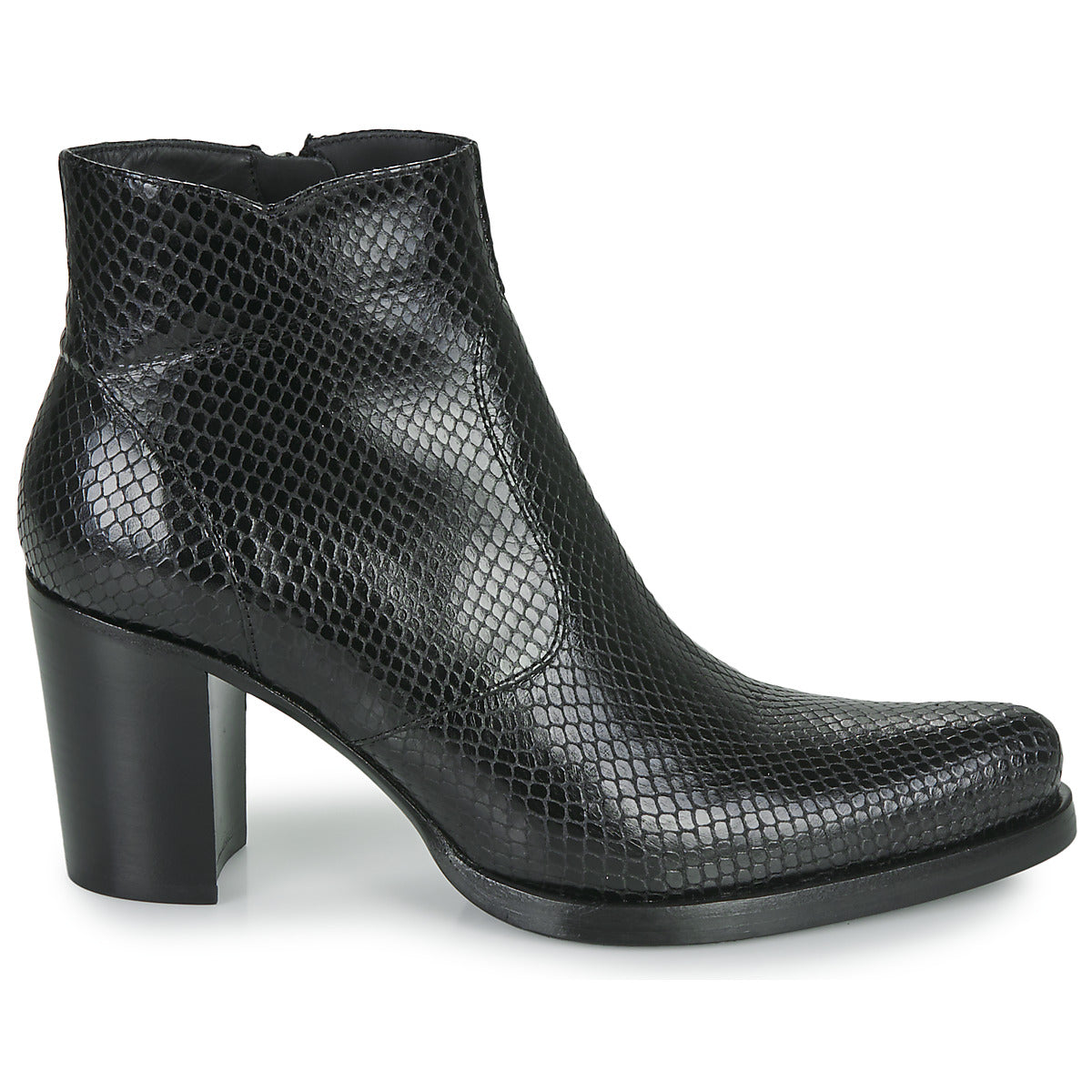 Stivaletti donne Freelance  PADDY 7 ZIP BOOT  Nero