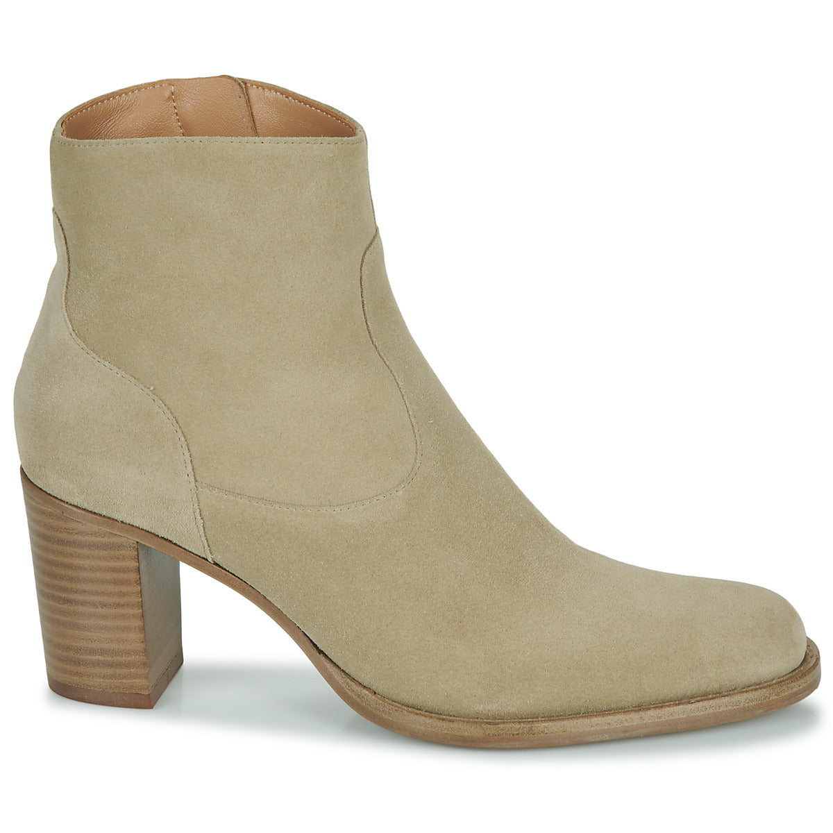 Freelance women's ankle boots LEGEND 7 ZIP BOOT Beige