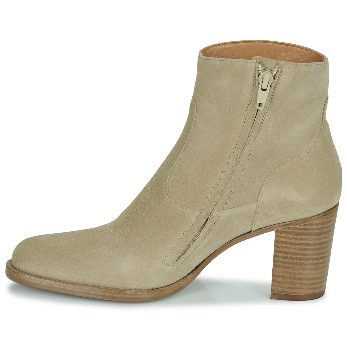 Freelance women's ankle boots LEGEND 7 ZIP BOOT Beige