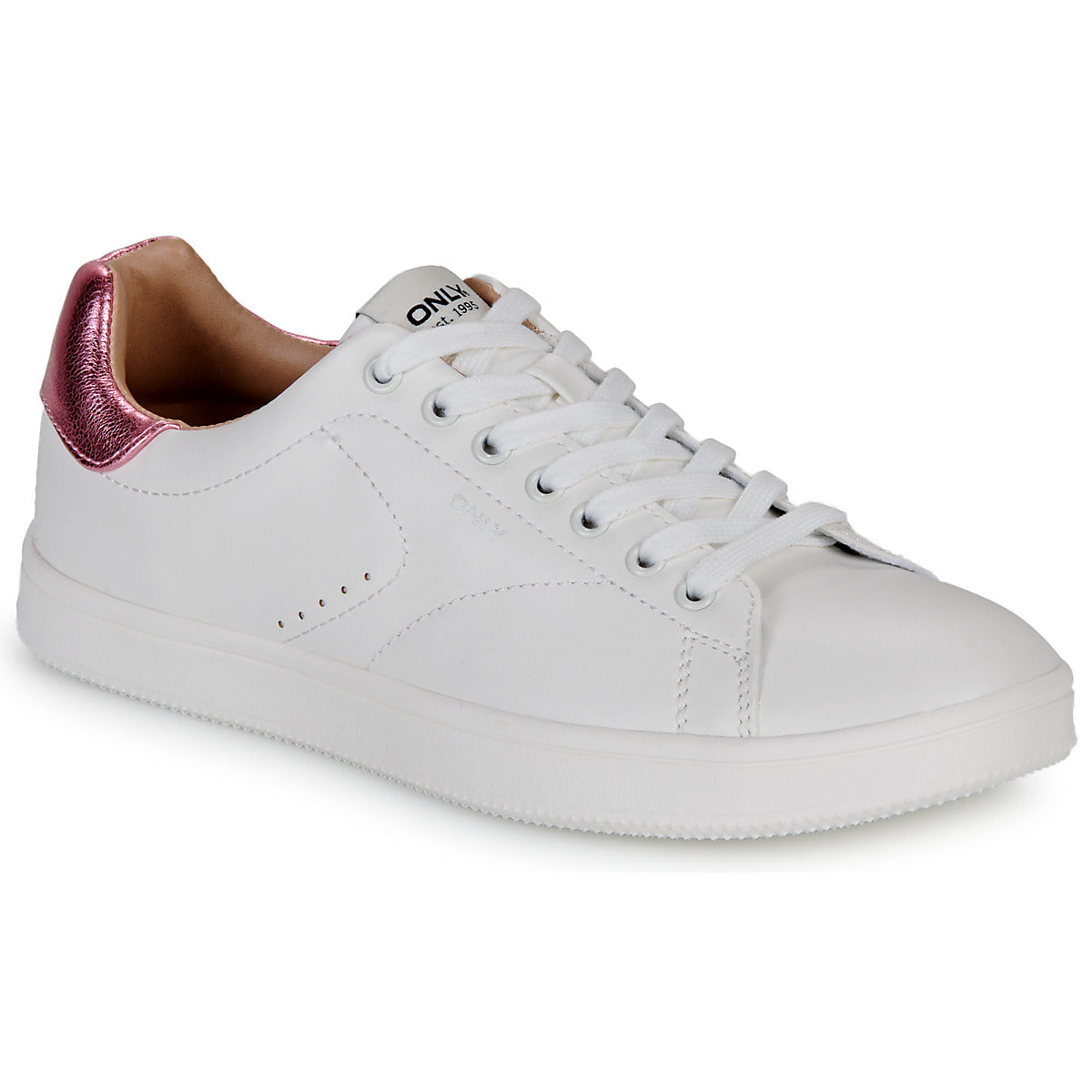 Sneakers basse donne Only  ONLSHILO-44 PU CLASSIC SNEAKER  Bianco 