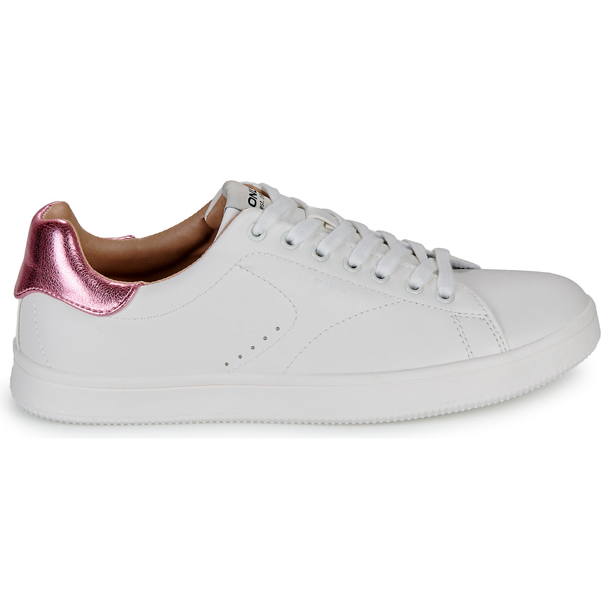 Sneakers basse donne Only  ONLSHILO-44 PU CLASSIC SNEAKER  Bianco 