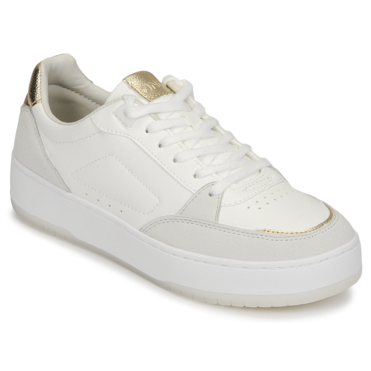 Sneakers basse donne Only  ONLSAPHIRE-1 PU SNEAKER  Bianco 