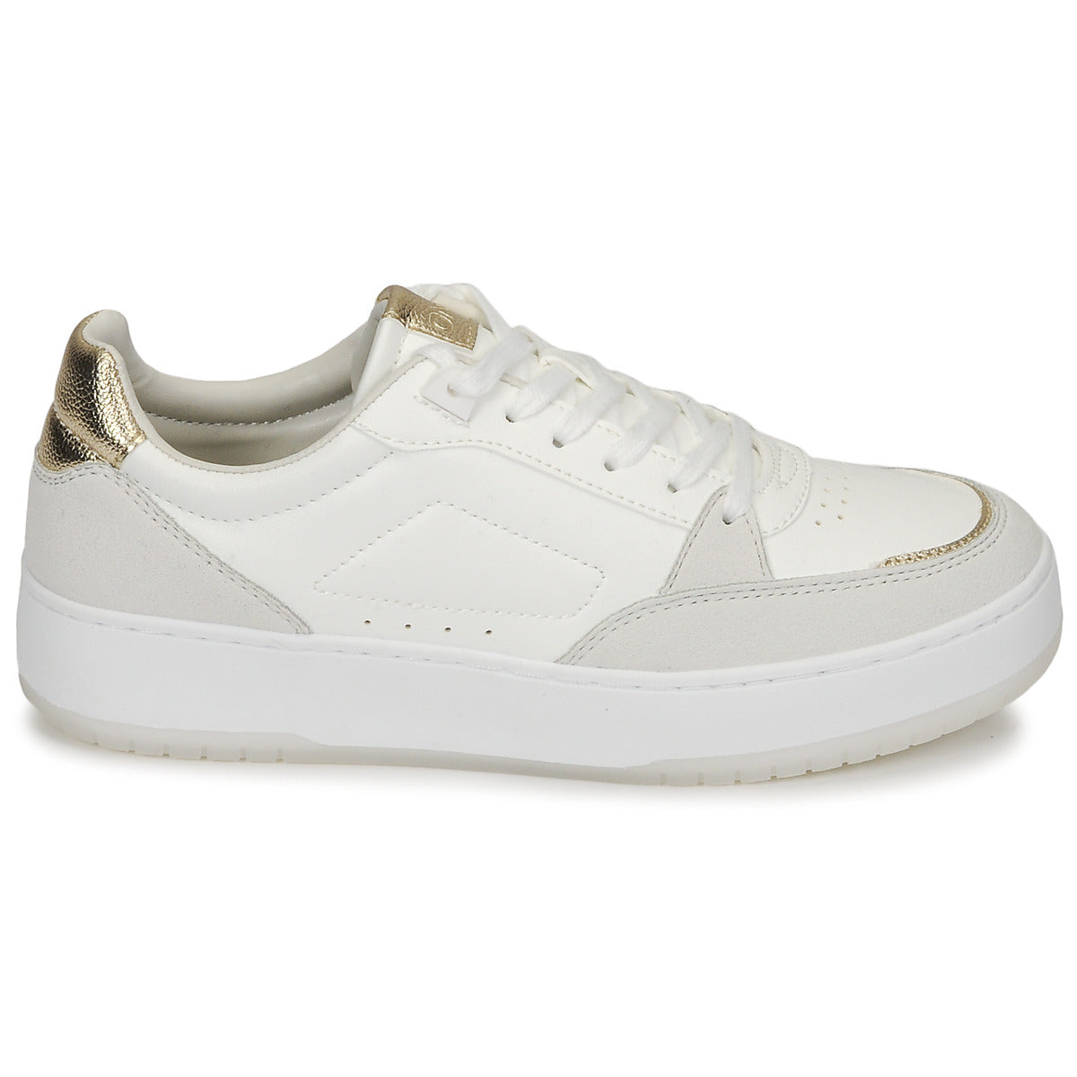 Sneakers basse donne Only  ONLSAPHIRE-1 PU SNEAKER  Bianco 