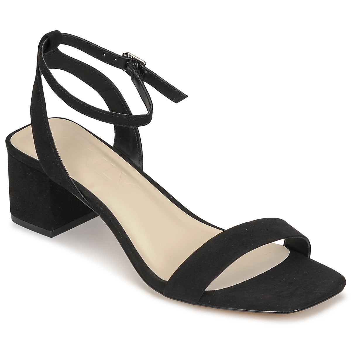 Sandali donne Only  ONLHANNA- 1 LIFE PU HEELED SANDAL  Nero 