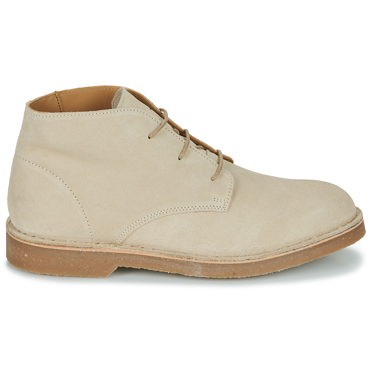 Selected men's ankle boots SLHRIGA NEW SUEDE DESERT BOOT Beige