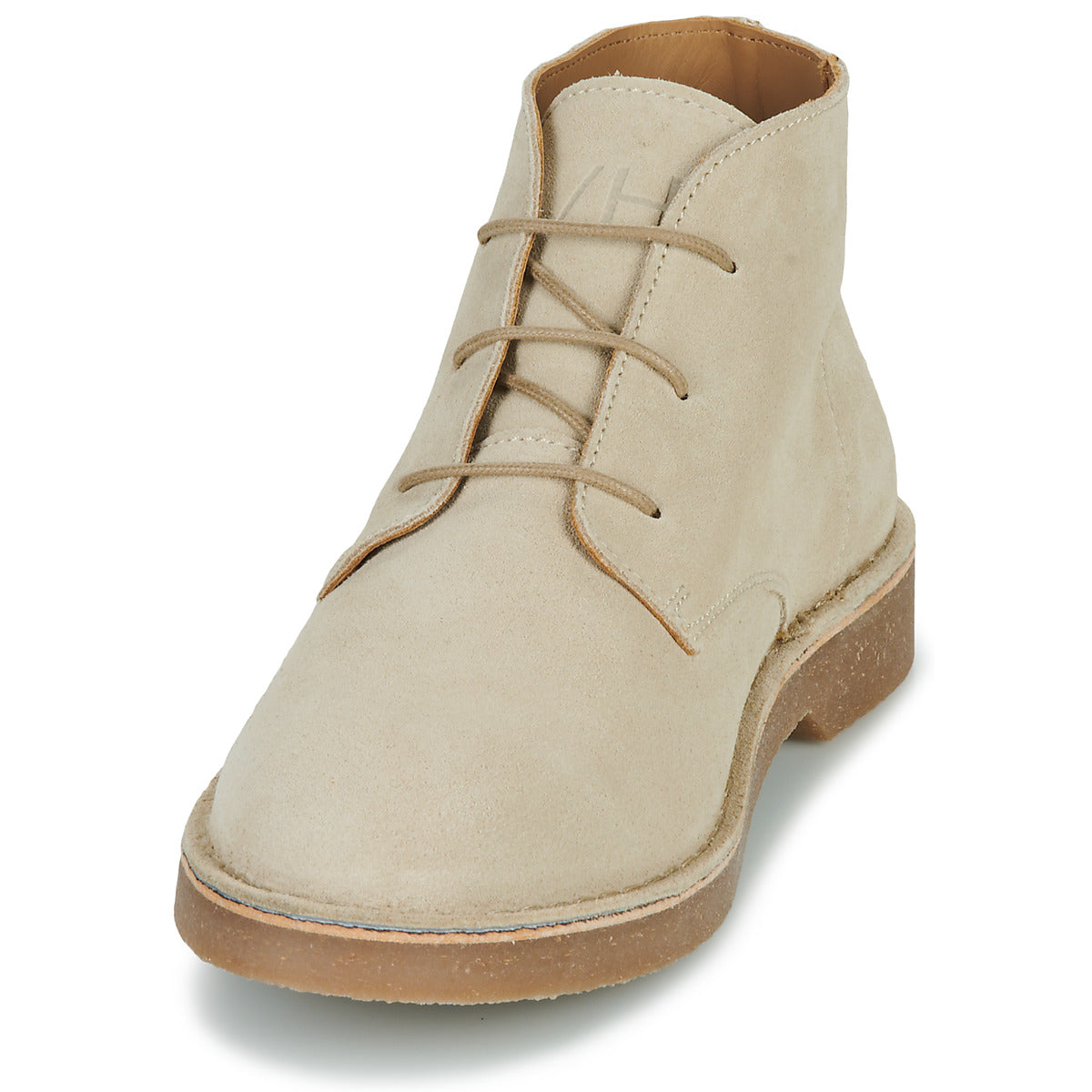 Selected men's ankle boots SLHRIGA NEW SUEDE DESERT BOOT Beige