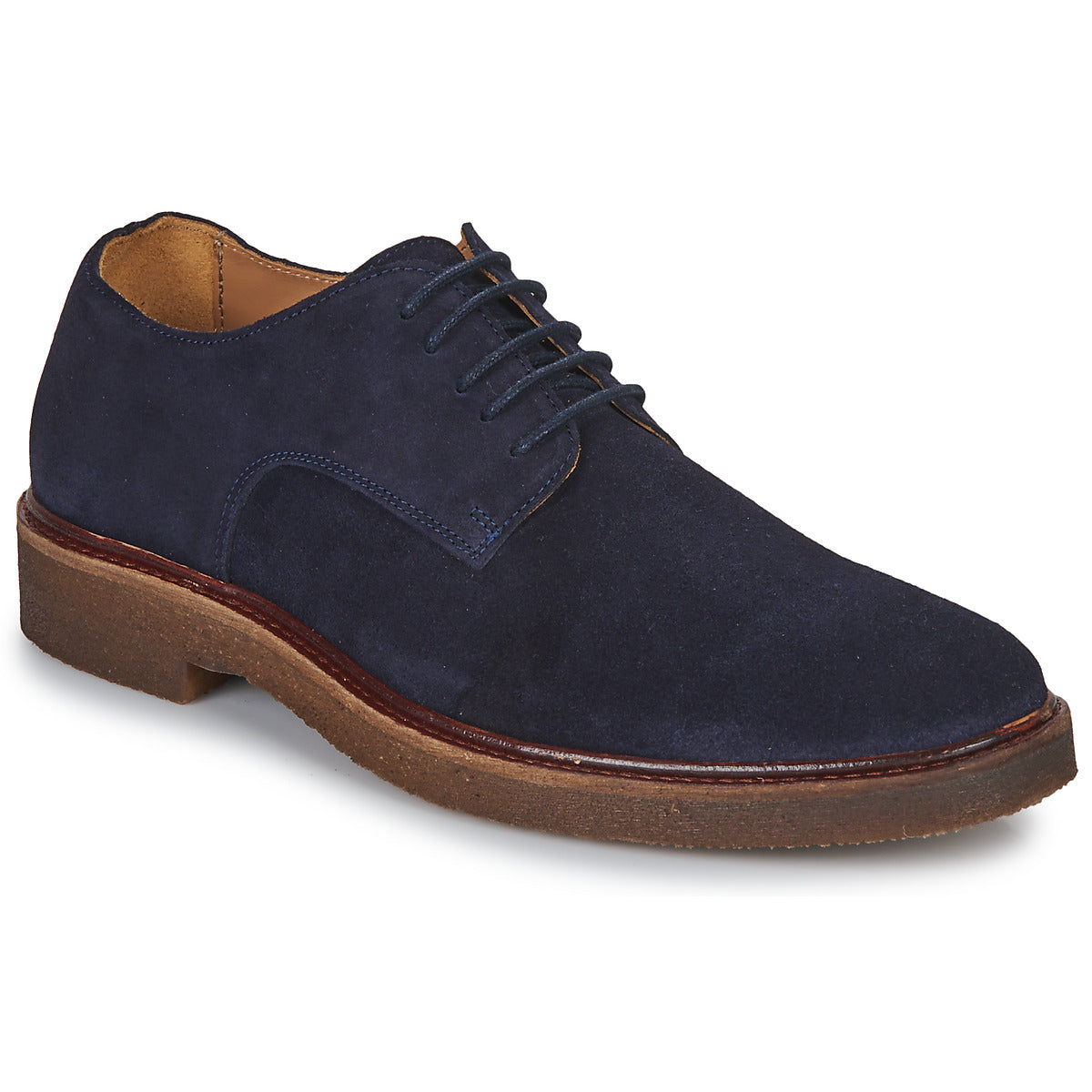 Scarpe uomini Selected  SLHLUKE SUEDE DERBY  Marine 