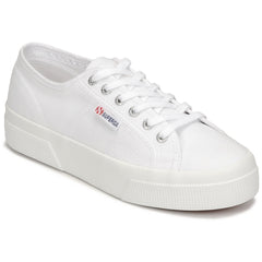 Sneakers basse donne Superga  2740 COTON PLATFORM  Bianco 