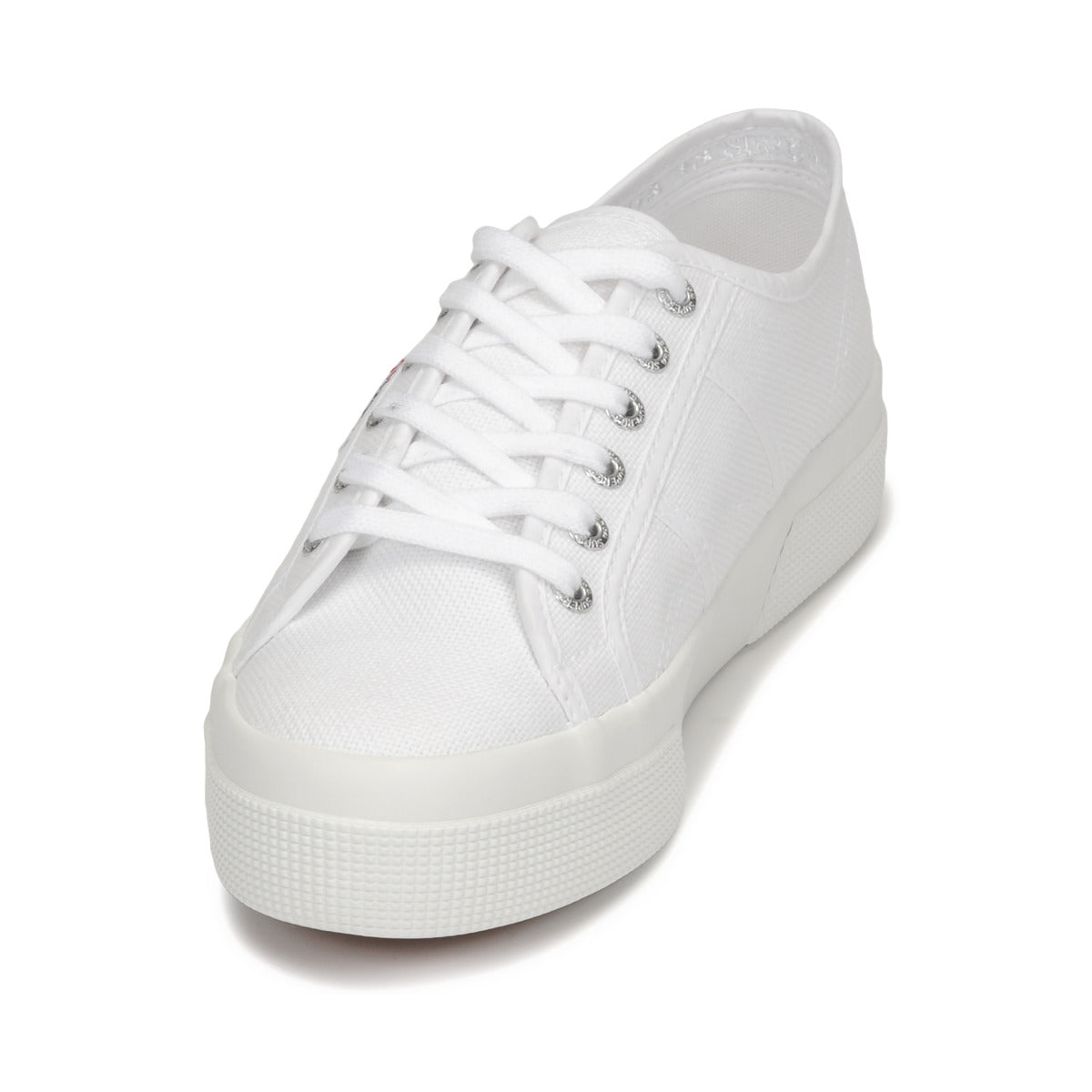 Sneakers basse donne Superga  2740 COTON PLATFORM  Bianco 