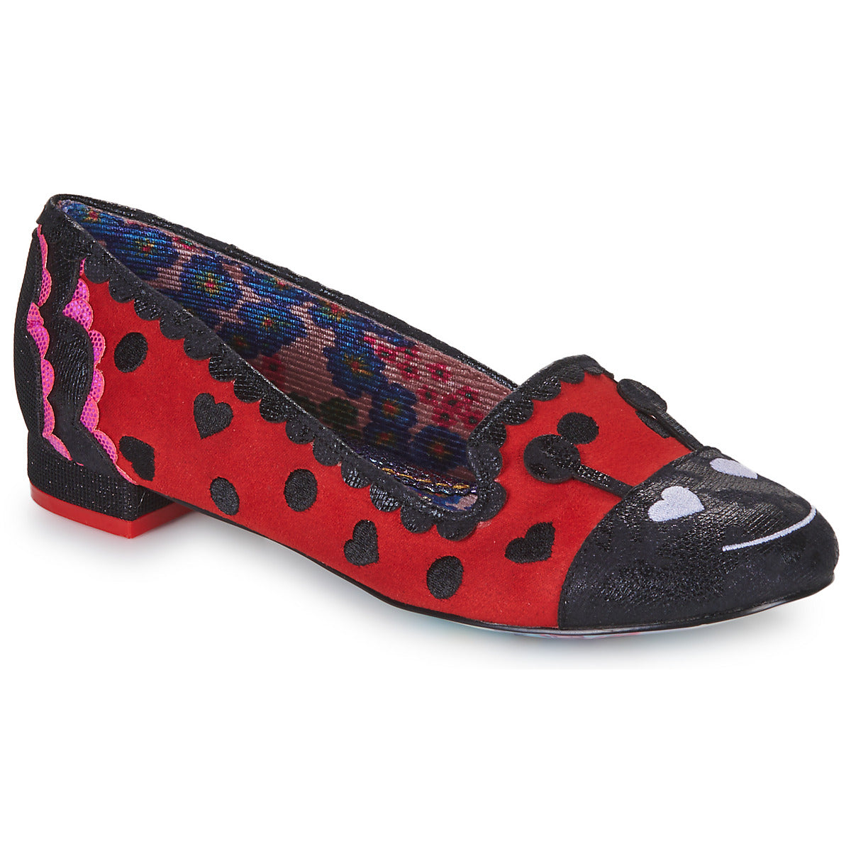 Ballerine donne Irregular Choice  BUG IT UP  Rosso 