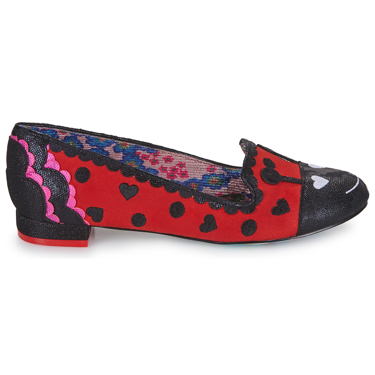 Ballerine donne Irregular Choice  BUG IT UP  Rosso 