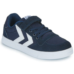 Scarpe bambini ragazza hummel  SLIMMER STADIL LOW JR  Marine 