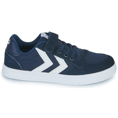 Scarpe bambini ragazza hummel  SLIMMER STADIL LOW JR  Marine 