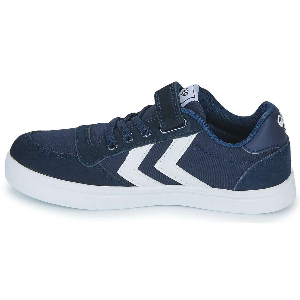 Scarpe bambini ragazza hummel  SLIMMER STADIL LOW JR  Marine 