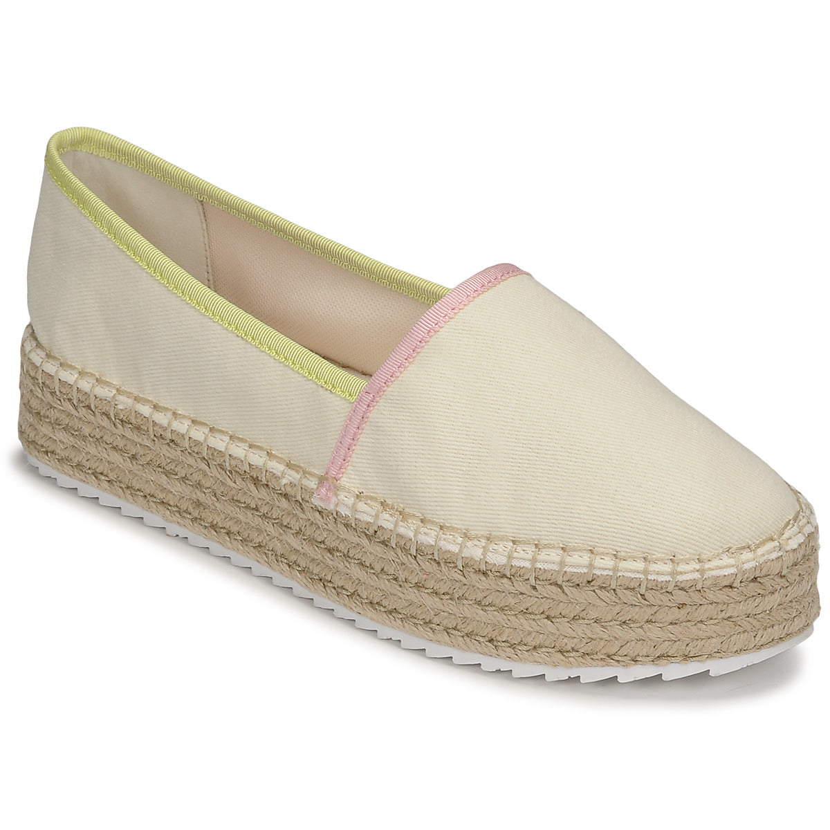 Scarpe Espadrillas donne Tommy Jeans  TOMMY JEANS FLATFORM ESPADRILLE  Beige 