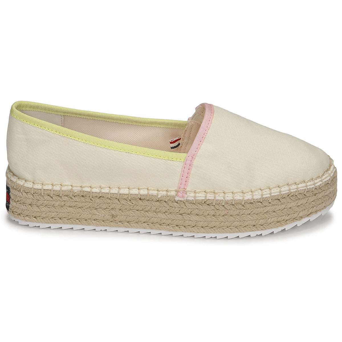 Scarpe Espadrillas donne Tommy Jeans  TOMMY JEANS FLATFORM ESPADRILLE  Beige 