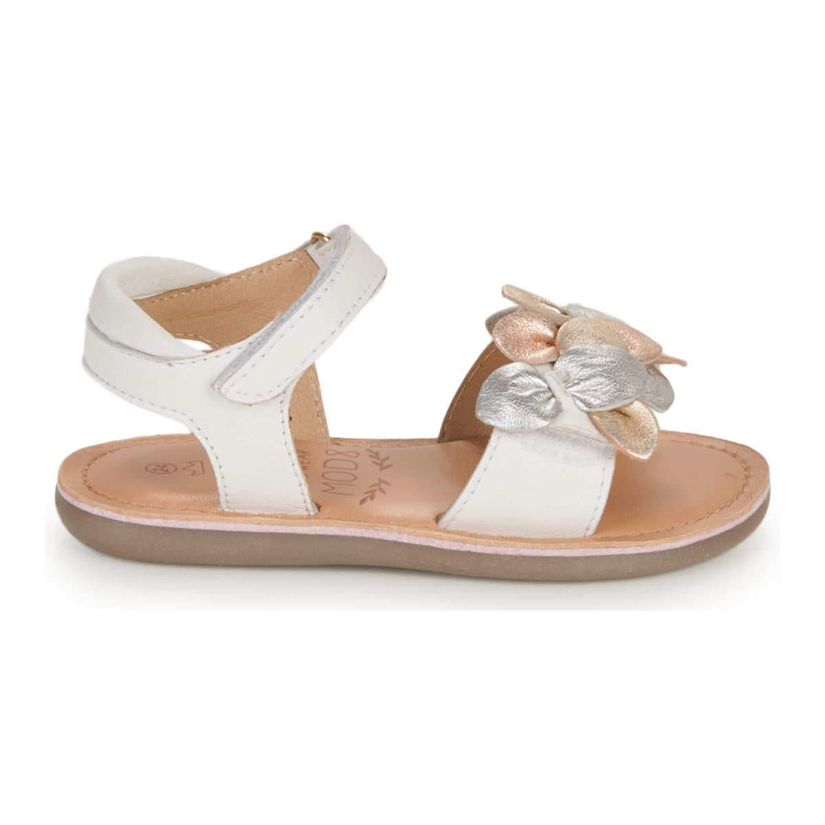 Sandali bambini ragazza Mod'8  CLOKNOT  Bianco 